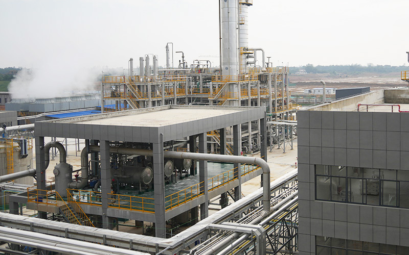 Process flow of industrial grade spinning cellulose acetate flakes