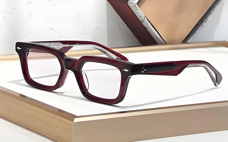 Acetate fiber eyeglass adhesive sheet